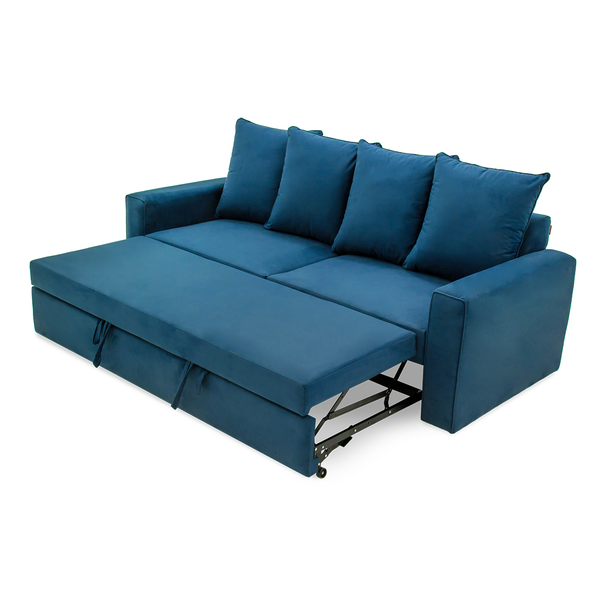Sofa Cama Tela Azul Oscuro Zert Ii | Sofá Cama y Futones | salas